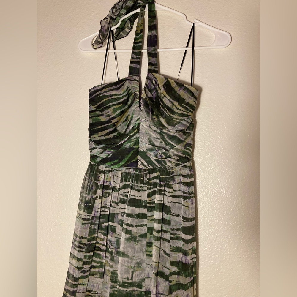 matti m Green and Multicolor Long Dress Size Small - Picture 2 of 11